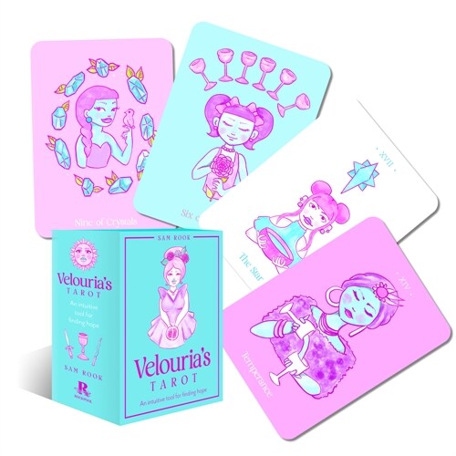 Velouria's Tarot: An Intuitive Tool for Finding Hope (78 Gilded Cards and 176-Page Guidebook) (Other)